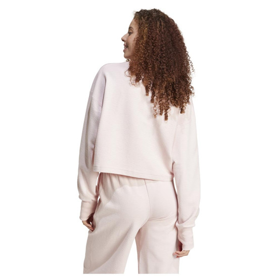 Adidas Γυναικείο φούτερ All SZN Ribbed V-Neck Sweatshirt